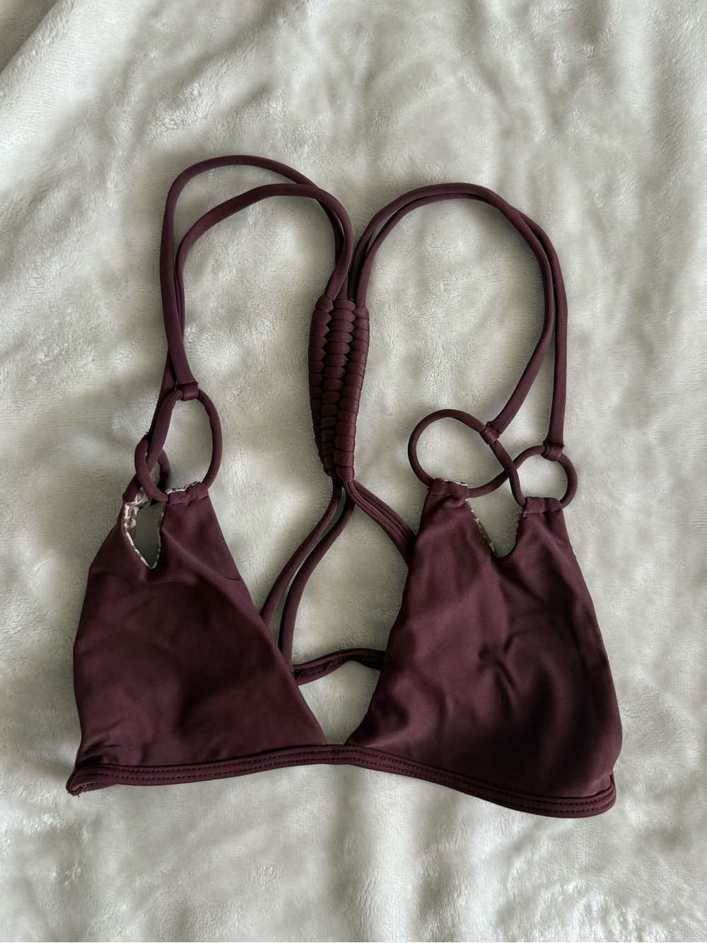 ACACIA Thailand Top in Merlot Size Medium - Picture 3 of 7